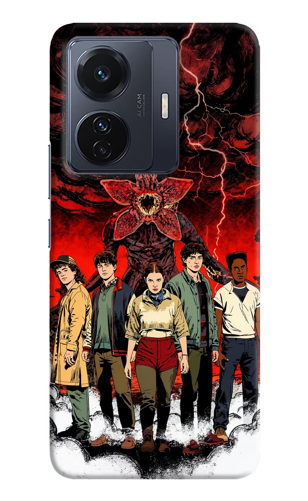 Ordinary Things Characters Vivo T1 Pro 5G Hard Case Back Cover by Casekaro