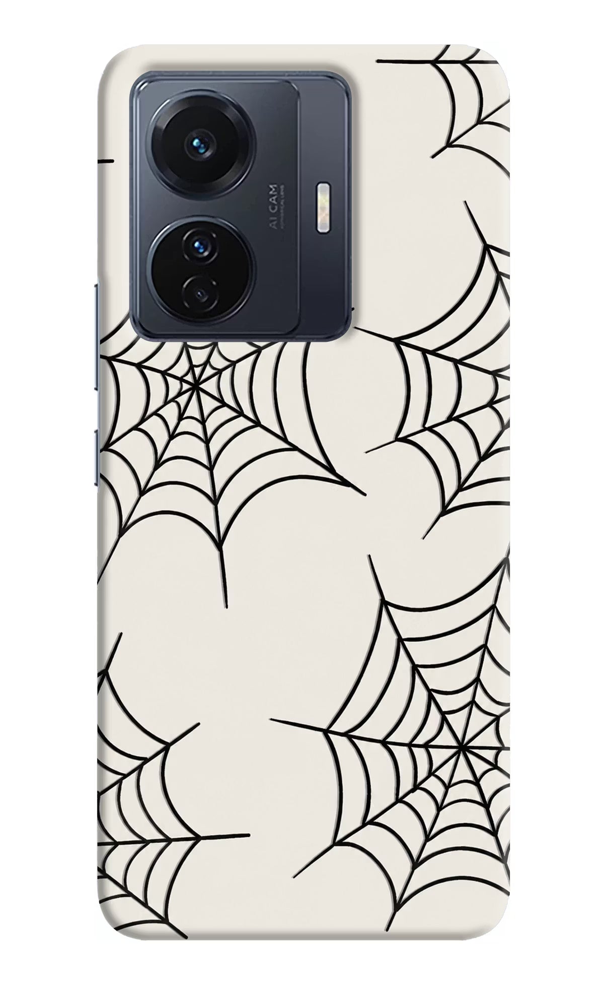 Spider Web Vivo T1 Pro 5G Hard Case Back Cover by Casekaro