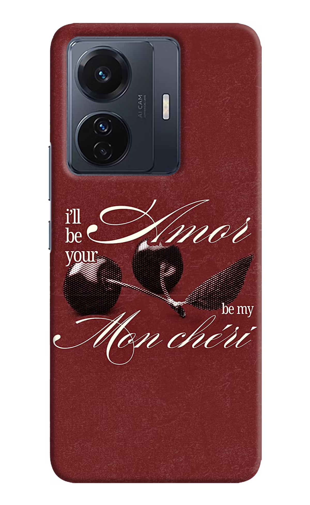 Velvet Cherry Vivo T1 Pro 5G Back Cover