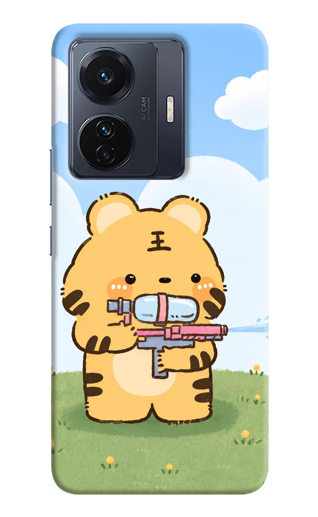 Tiger Treat Vivo T1 Pro 5G Hard Case Back Cover by Casekaro