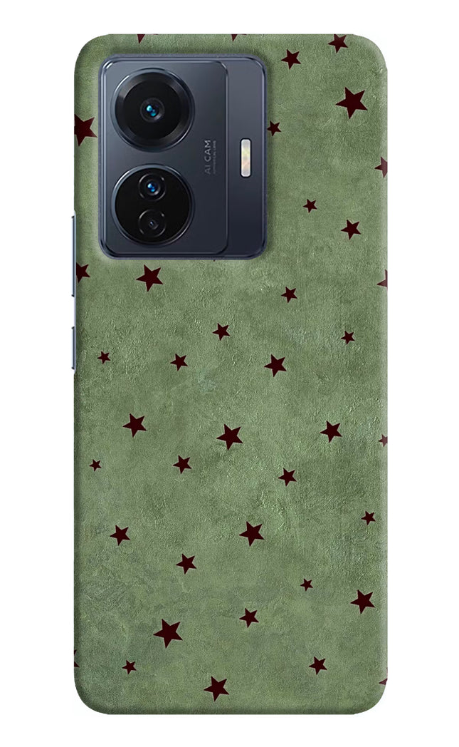 Green Stars Vivo T1 Pro 5G Hard Case Back Cover by Casekaro
