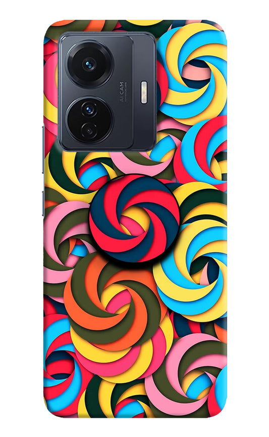 Spiral Pattern Vivo T1 Pro 5G Pop Case by Casekaro