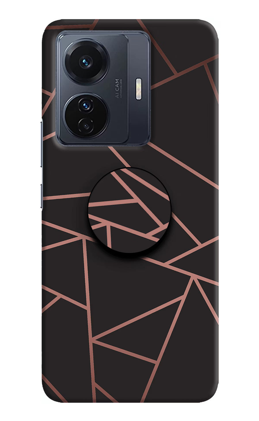 Geometric Pattern Vivo T1 Pro 5G Pop Case, Hard case