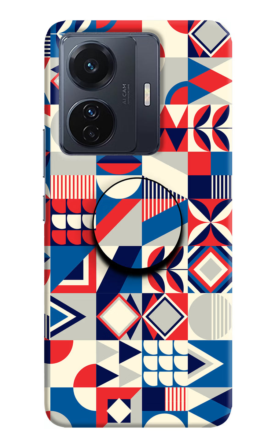 Colorful Pattern Vivo T1 Pro 5G Pop Case, Hard case