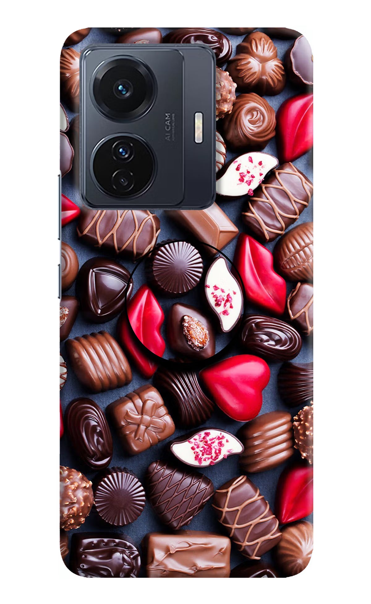 Chocolates Vivo T1 Pro 5G Pop Case by Casekaro
