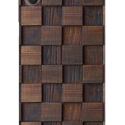 Wooden Cube Design Samsung M13 5G Hard Case Back Cover by Casekaro