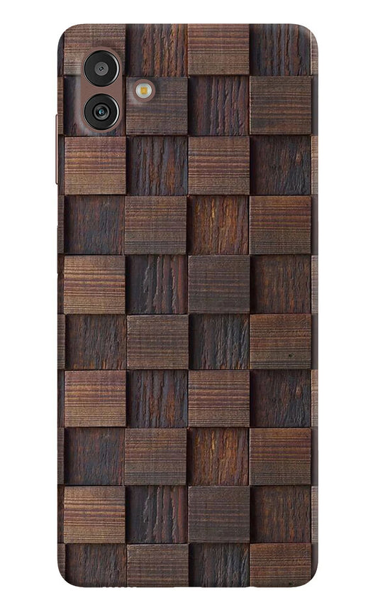Wooden Cube Design Samsung M13 5G Hard Case Back Cover by Casekaro