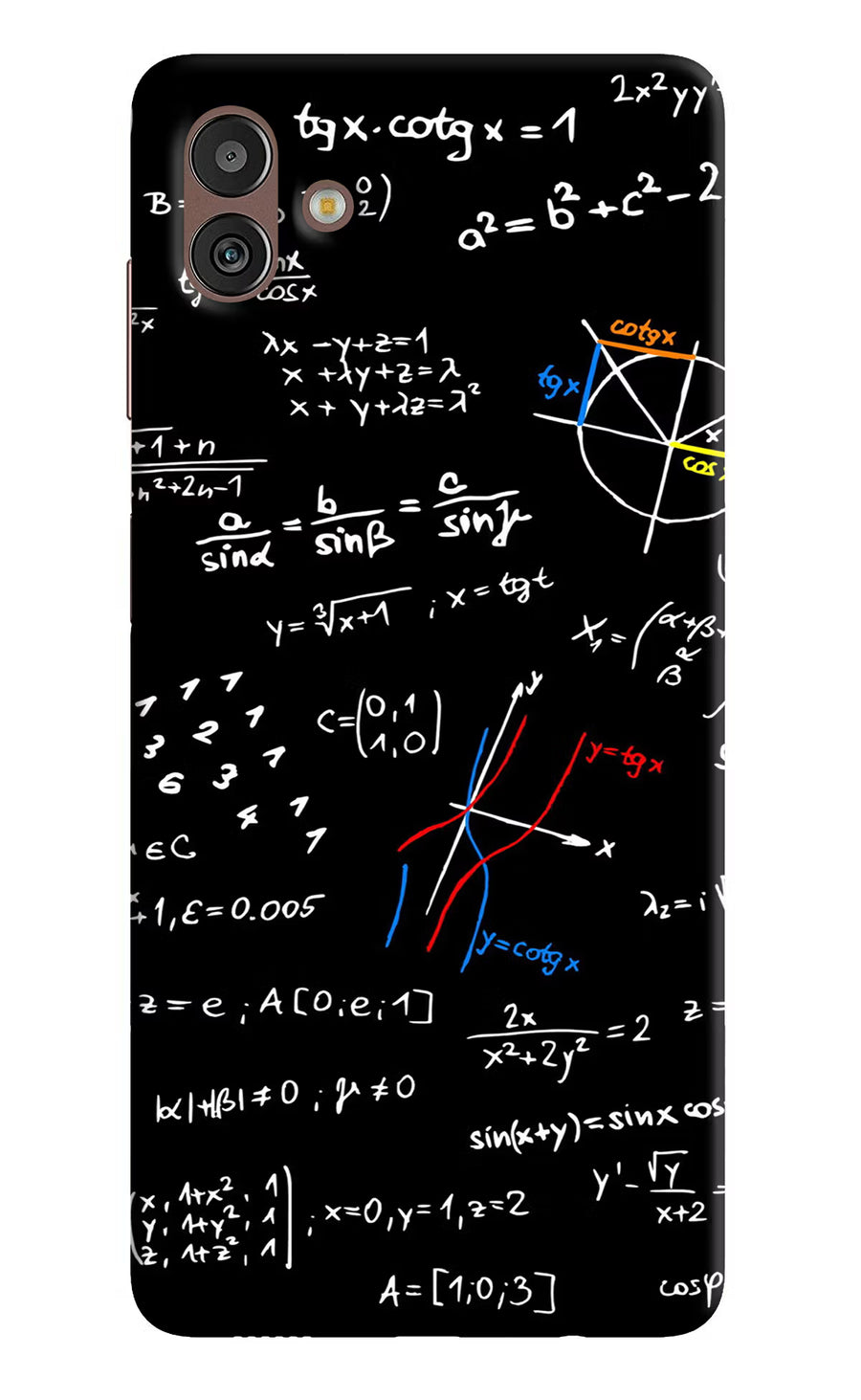 Mathematics Formula Samsung M13 5G Back Cover, Hard case