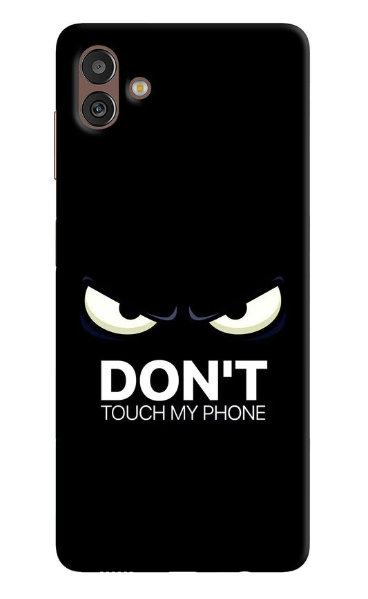 Don'T Touch My Phone Samsung M13 5G Hard Case Back Cover by Casekaro