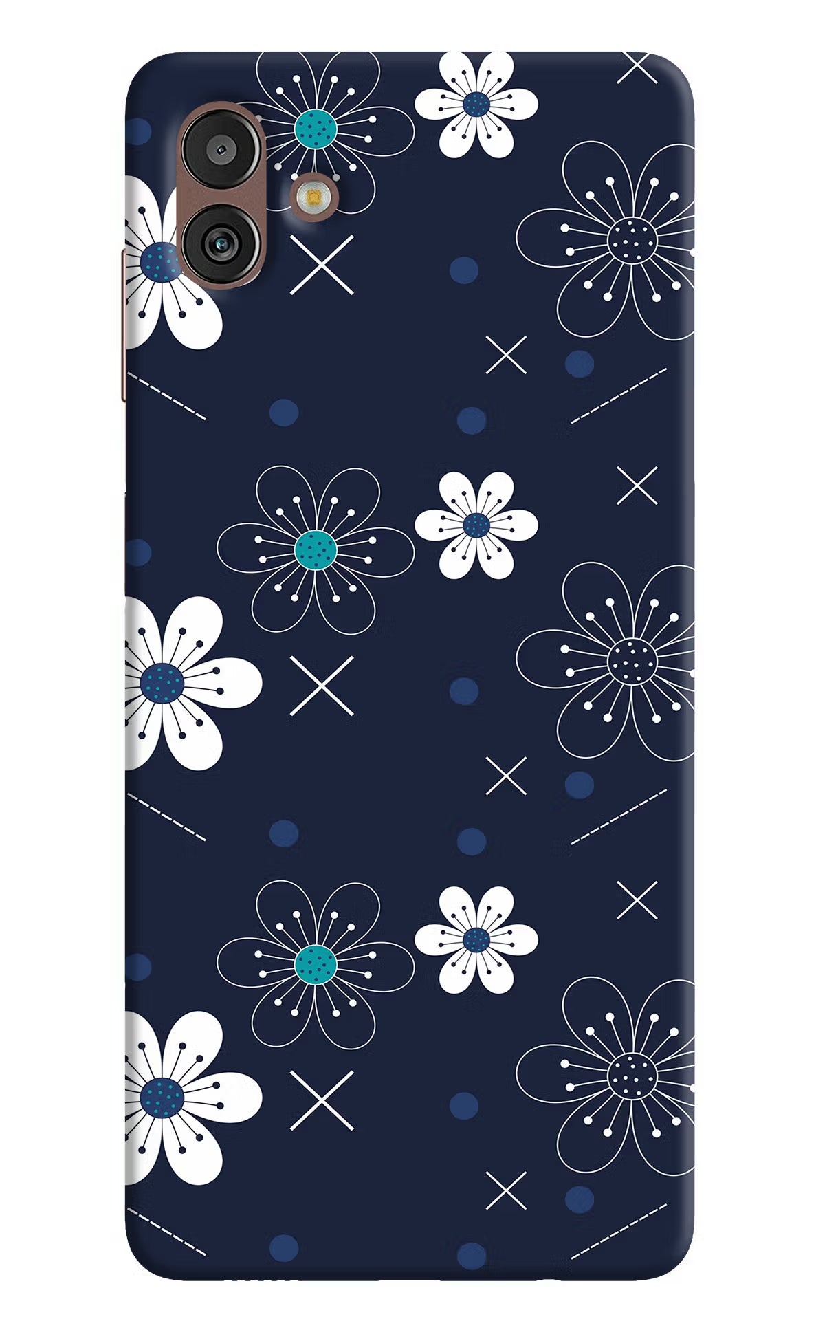 Flowers Samsung M13 5G Hard Case Back Cover by Casekaro