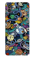 Space Abstract Samsung M13 5G Hard Case Back Cover by Casekaro