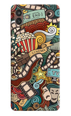 Cinema Abstract Samsung M13 5G Hard Case Back Cover by Casekaro