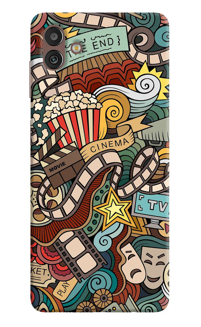 Cinema Abstract Samsung M13 5G Hard Case Back Cover by Casekaro