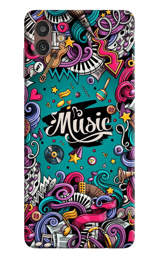 Music Graffiti Samsung M13 5G Hard Case Back Cover by Casekaro