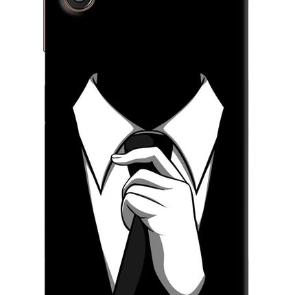 Black Tie Samsung M13 5G Hard Case Back Cover by Casekaro
