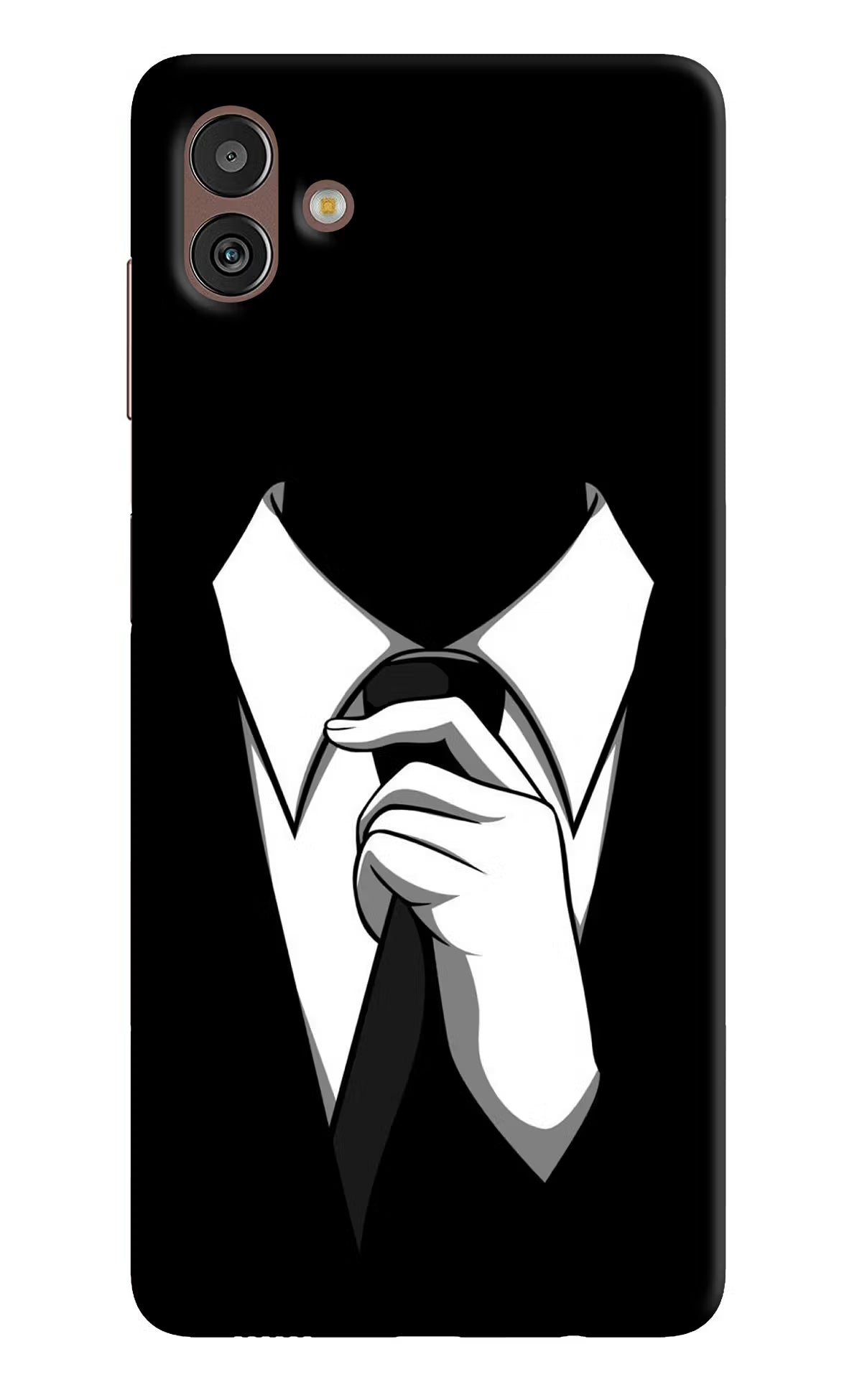 Black Tie Samsung M13 5G Hard Case Back Cover by Casekaro