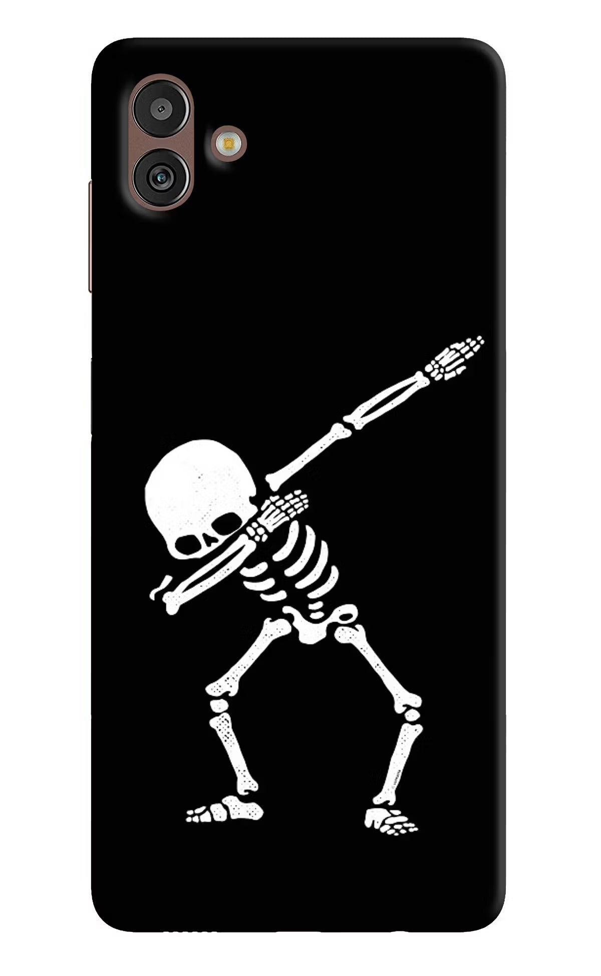 Dabbing Skeleton Art Samsung M13 5G Hard Case Back Cover by Casekaro
