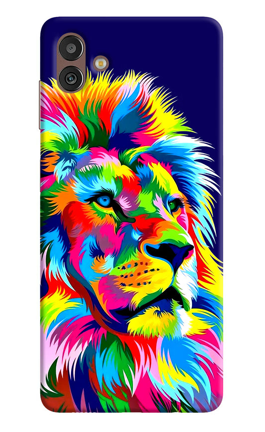 Vector Art Lion Samsung M13 5G Hard Case Back Cover by Casekaro