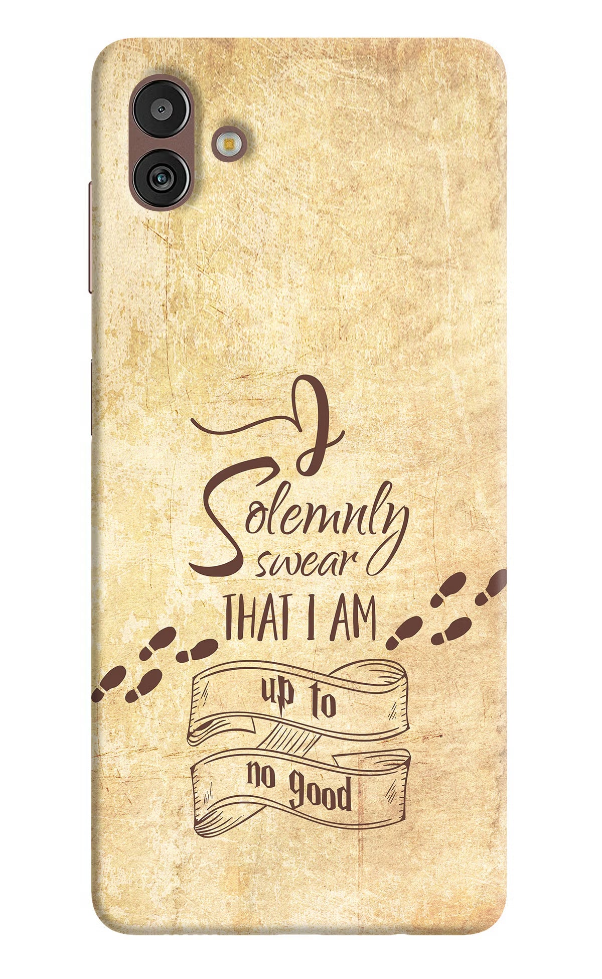 I Solemnly swear that i up to no good Samsung M13 5G Hard Case Back Cover by Casekaro