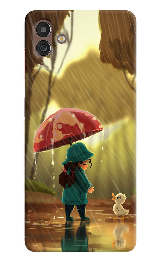 Rainy Day Samsung M13 5G Hard Case Back Cover by Casekaro