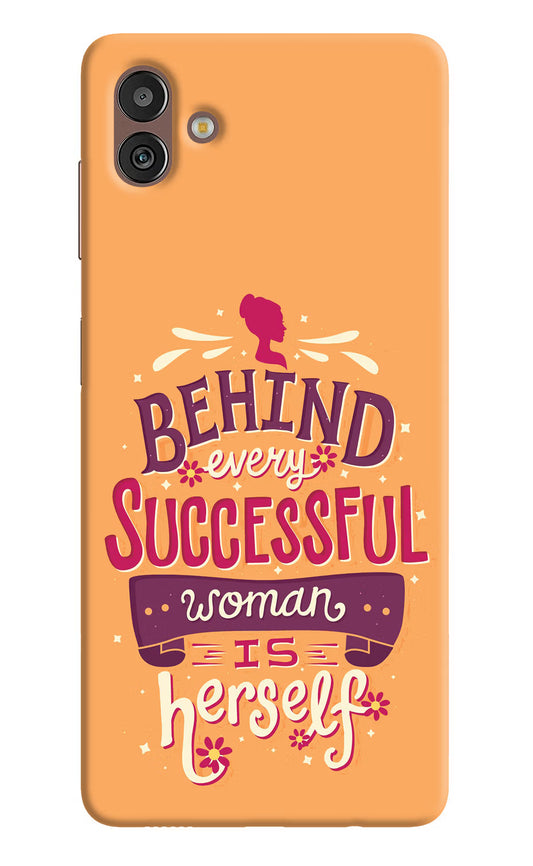 Behind Every Successful Woman There Is Herself Samsung M13 5G Hard Case Back Cover by Casekaro