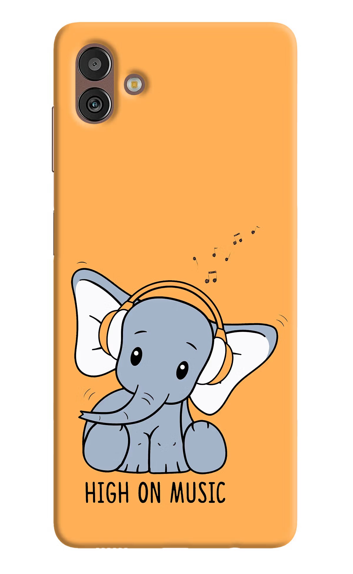 High On Music Samsung M13 5G Hard Case Back Cover by Casekaro