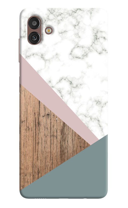 Marble wood Abstract Samsung M13 5G Hard Case Back Cover by Casekaro