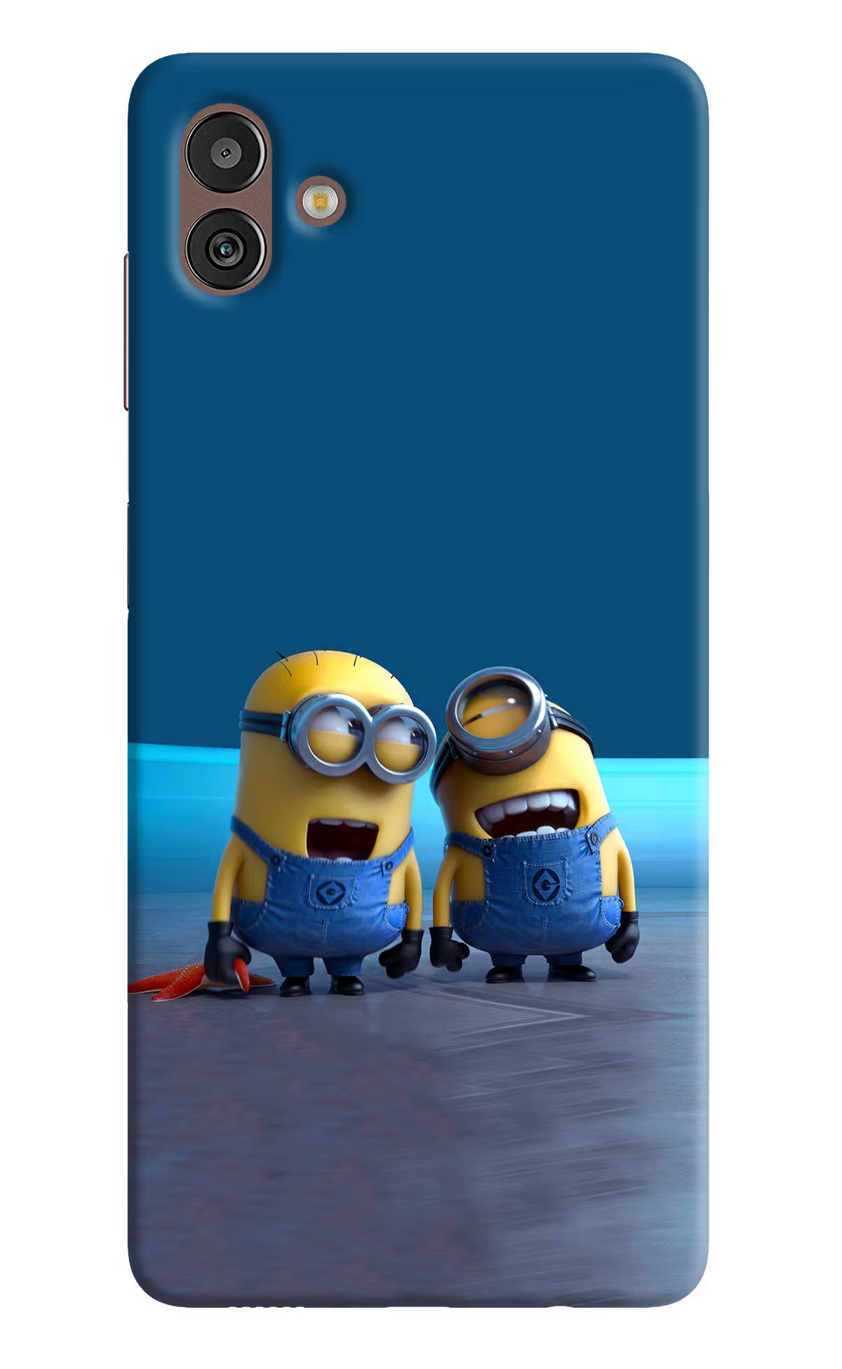 Minion Laughing Samsung M13 5G Hard Case Back Cover by Casekaro