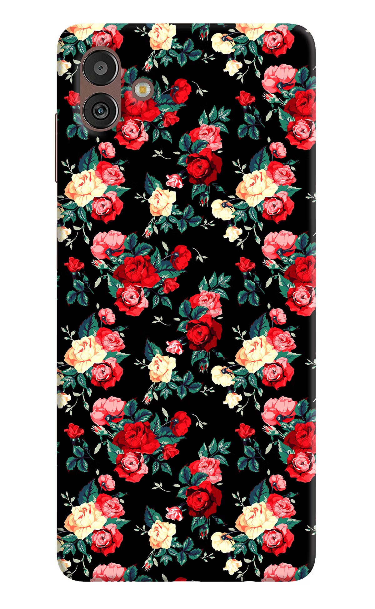 Rose Pattern Samsung M13 5G Hard Case Back Cover by Casekaro