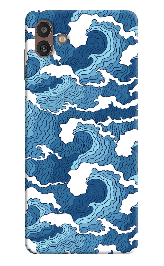 Blue Waves Samsung M13 5G Hard Case Back Cover by Casekaro