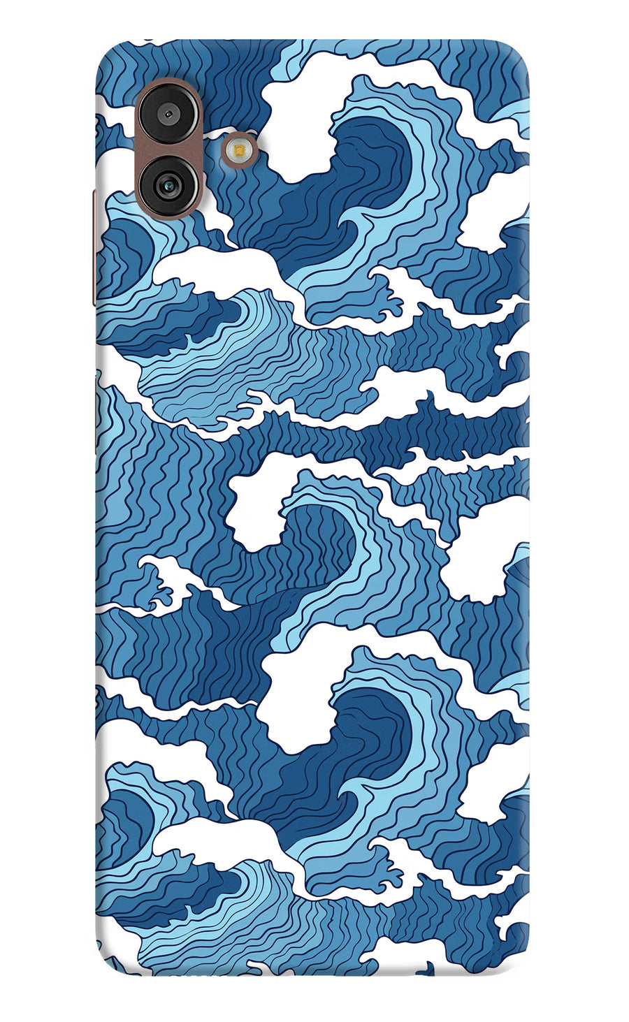 Blue Waves Samsung M13 5G Back Cover, Hard case
