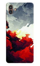 Fire Cloud Samsung M13 5G Hard Case Back Cover by Casekaro