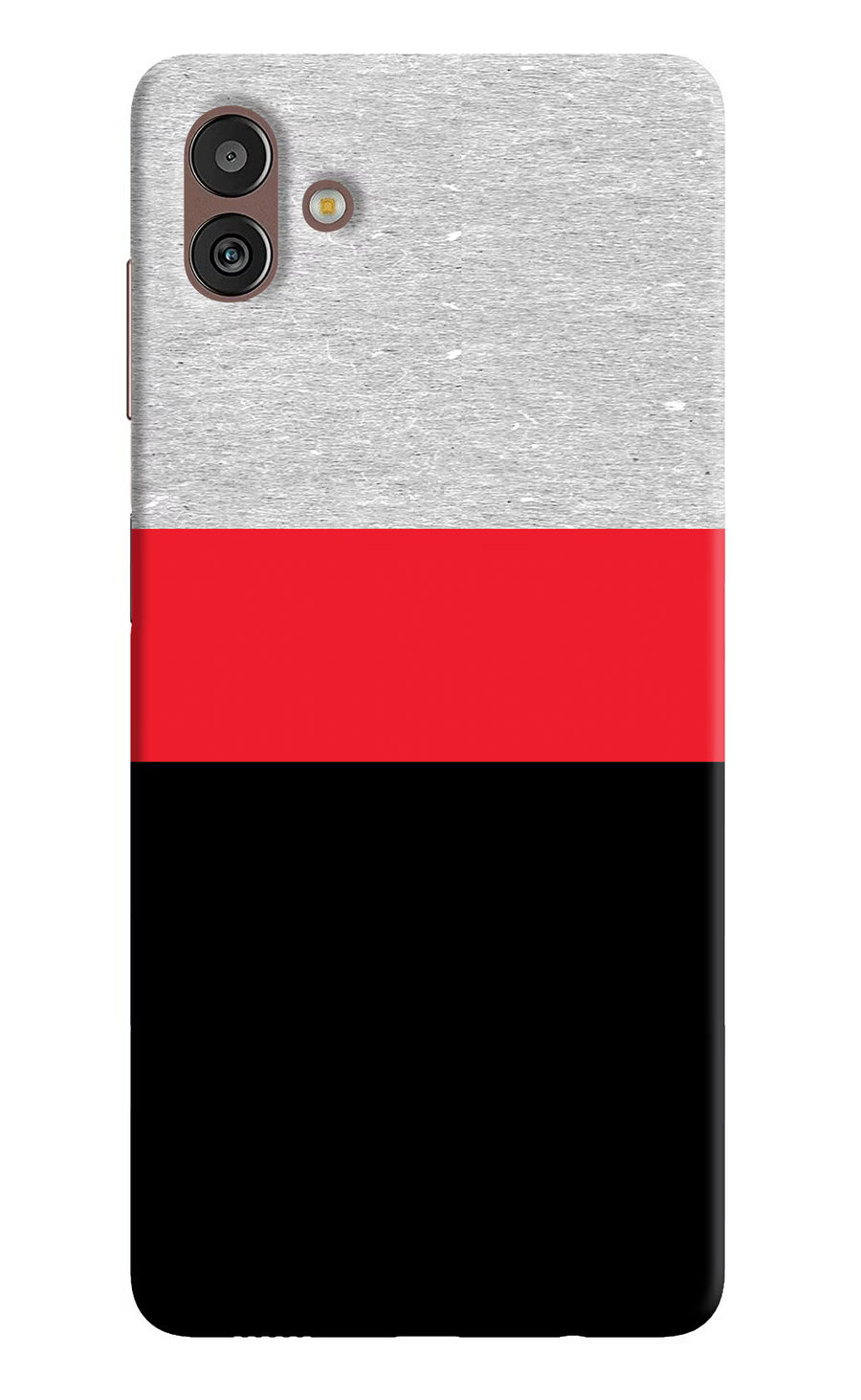 Tri Color Pattern Samsung M13 5G Back Cover, Hard case