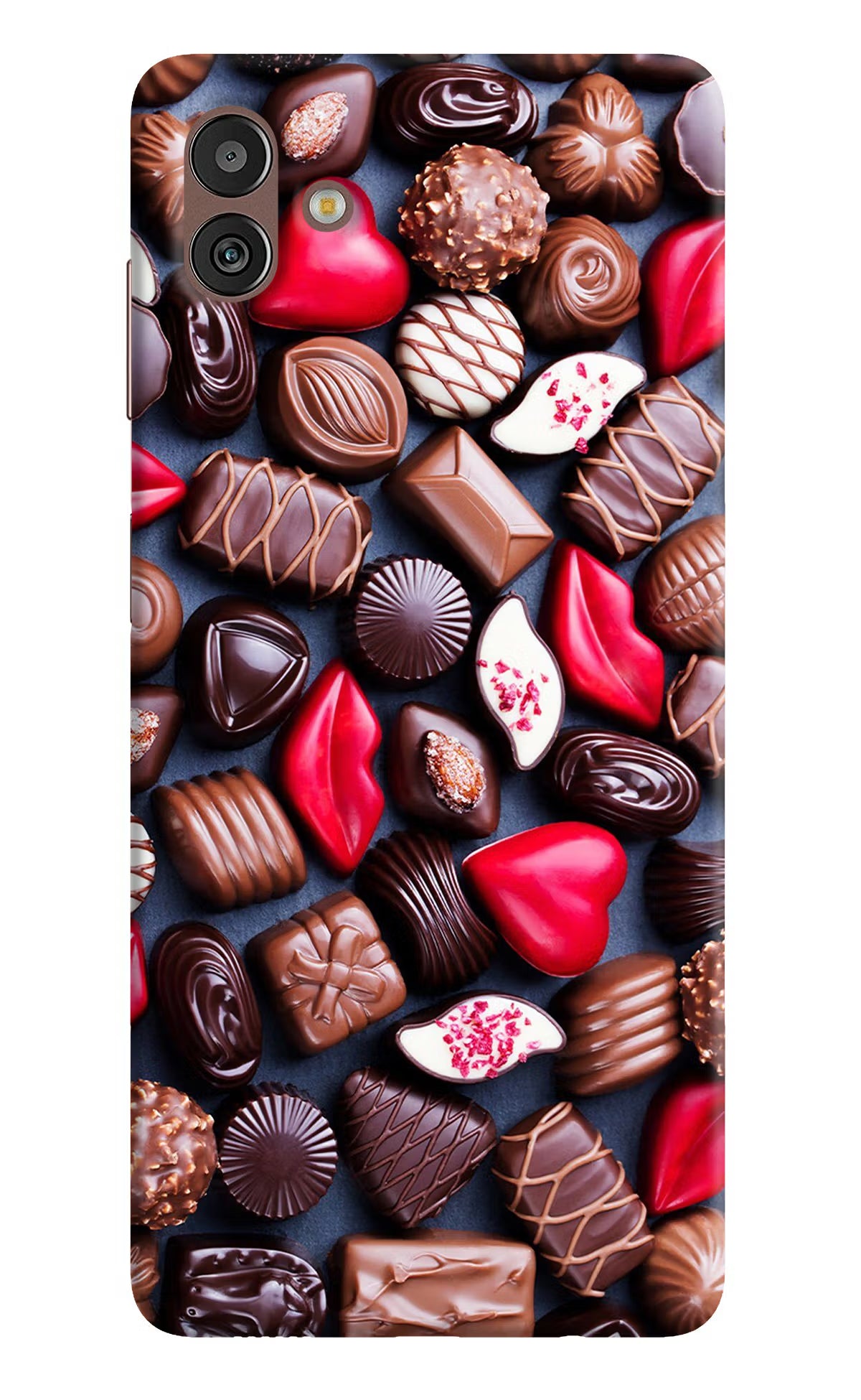 Chocolates Samsung M13 5G Hard Case Back Cover by Casekaro