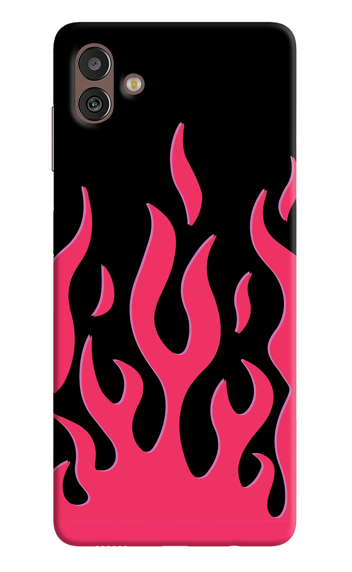 Fire Flames Samsung M13 5G Hard Case Back Cover by Casekaro
