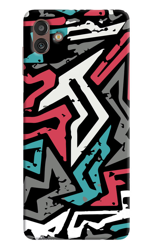 Geometric Graffiti Samsung M13 5G Hard Case Back Cover by Casekaro