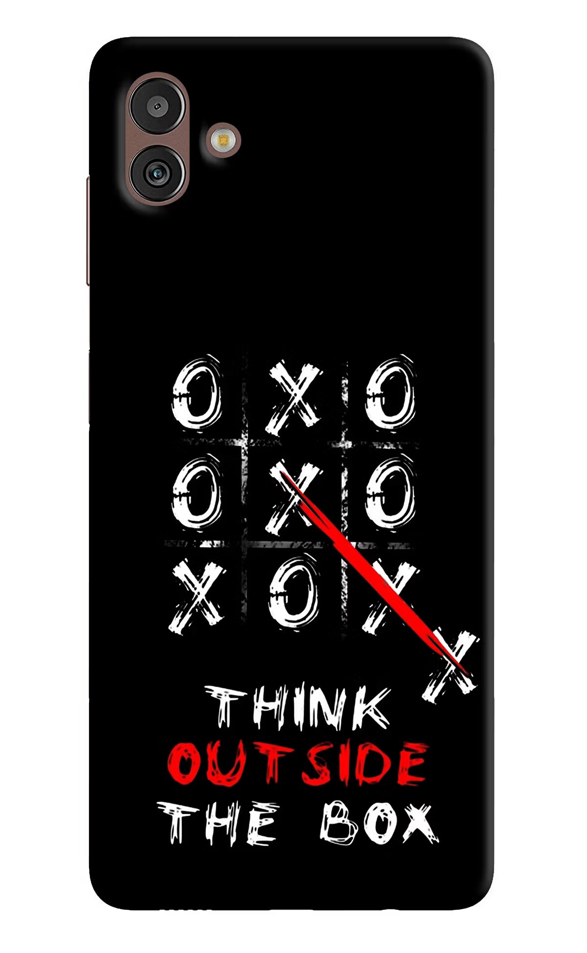 Think out of the BOX Samsung M13 5G Hard Case Back Cover by Casekaro