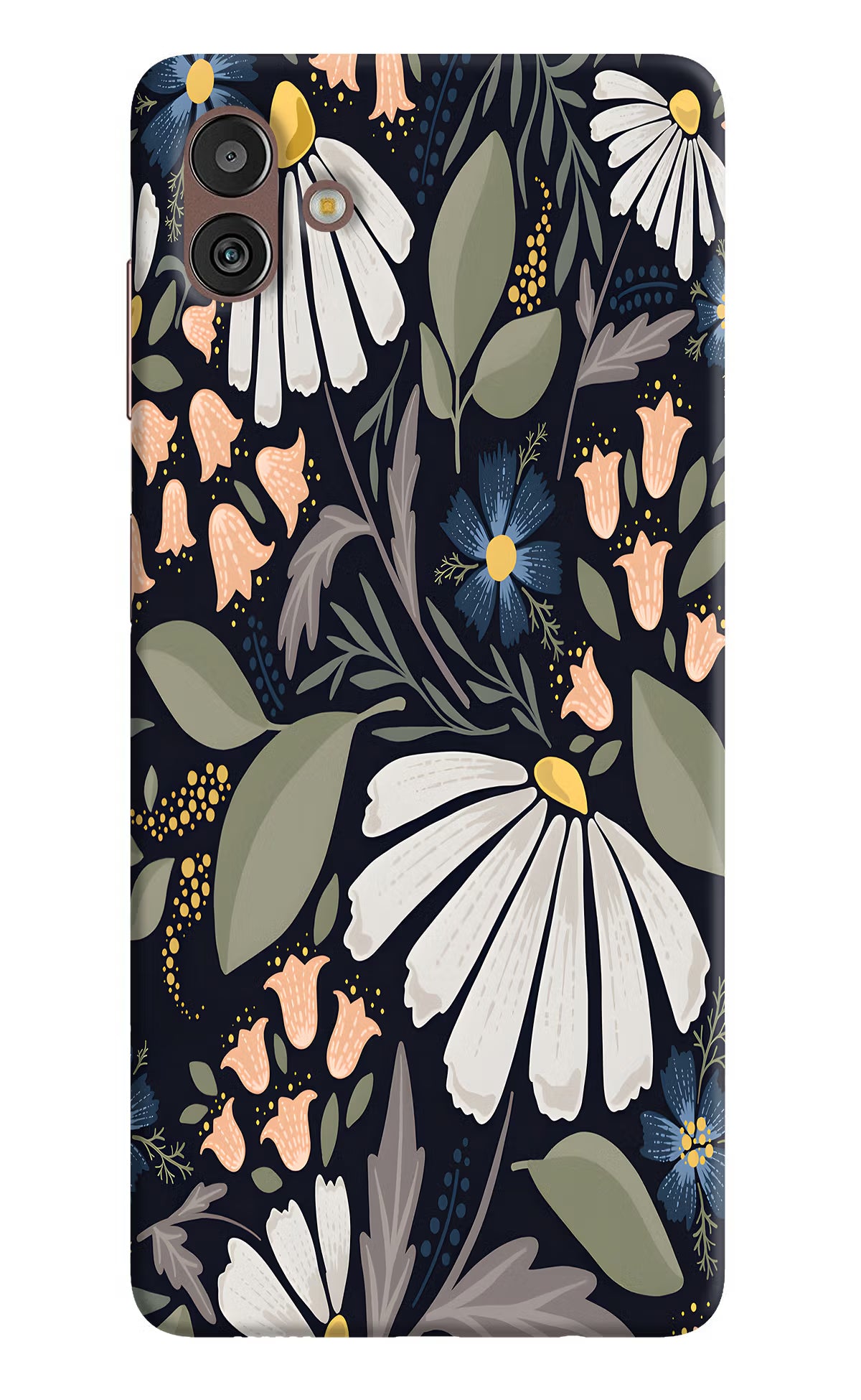 Flowers Art Samsung M13 5G Hard Case Back Cover by Casekaro