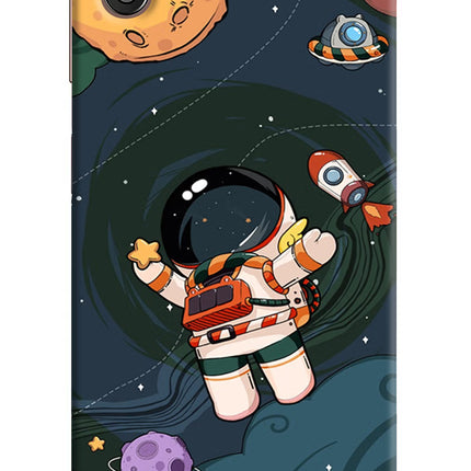Cartoon Astronaut Samsung M13 5G Hard Case Back Cover by Casekaro
