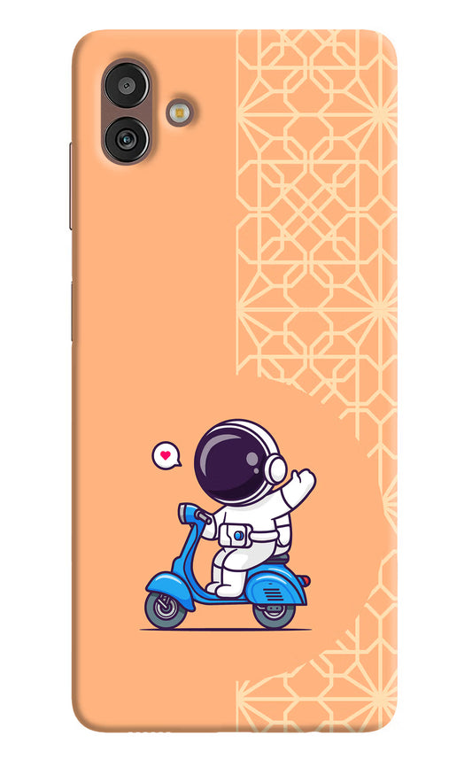Cute Astronaut Riding Samsung M13 5G Hard Case Back Cover by Casekaro