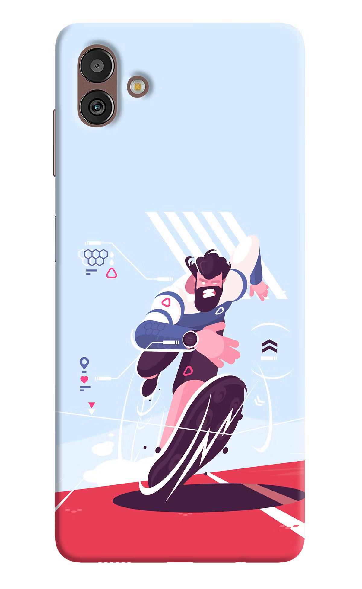 Run Pro Samsung M13 5G Hard Case Back Cover by Casekaro