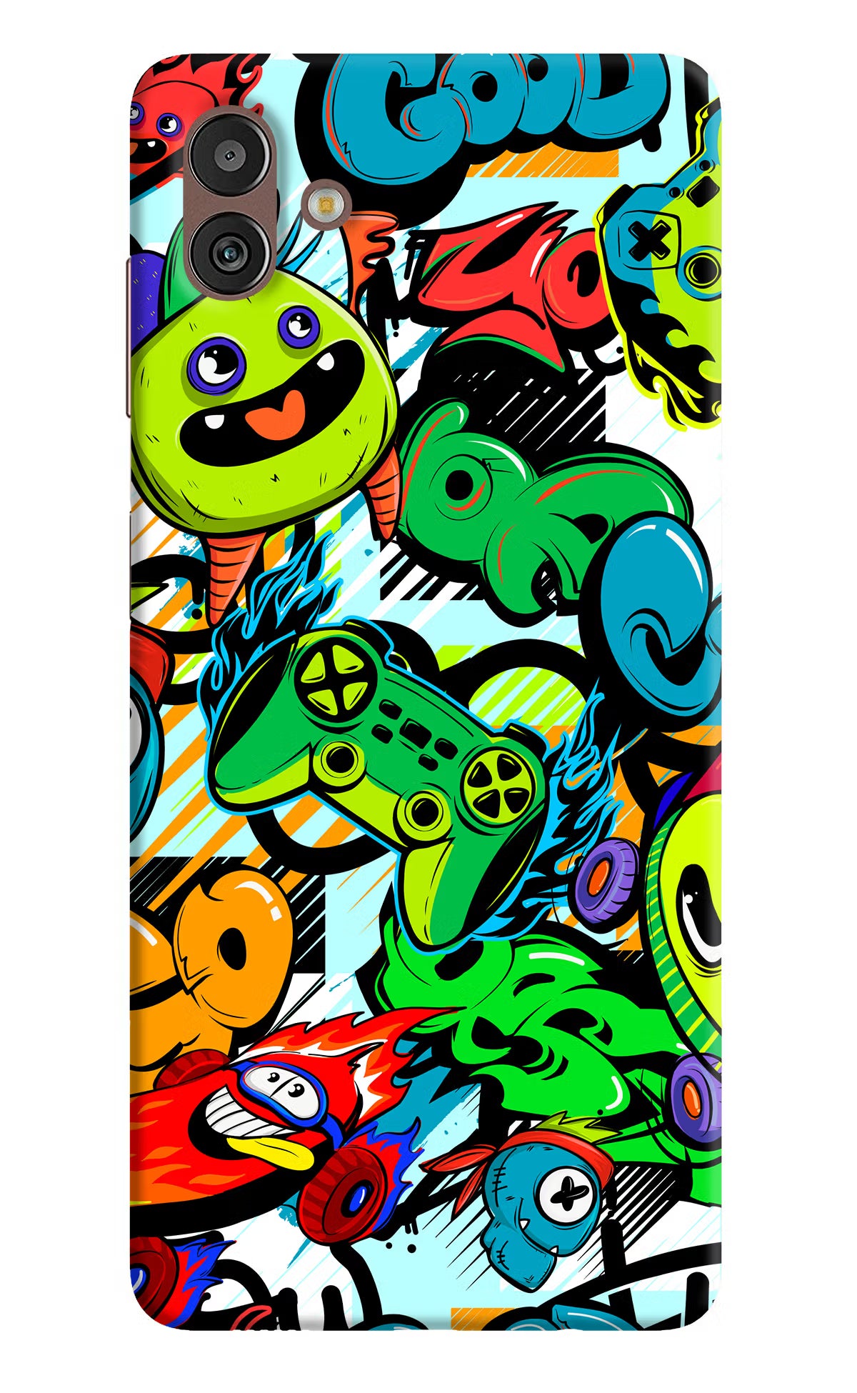 Game Doodle Samsung M13 5G Hard Case Back Cover by Casekaro