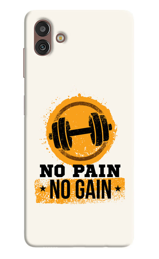 No Pain No Gain Samsung M13 5G Hard Case Back Cover by Casekaro