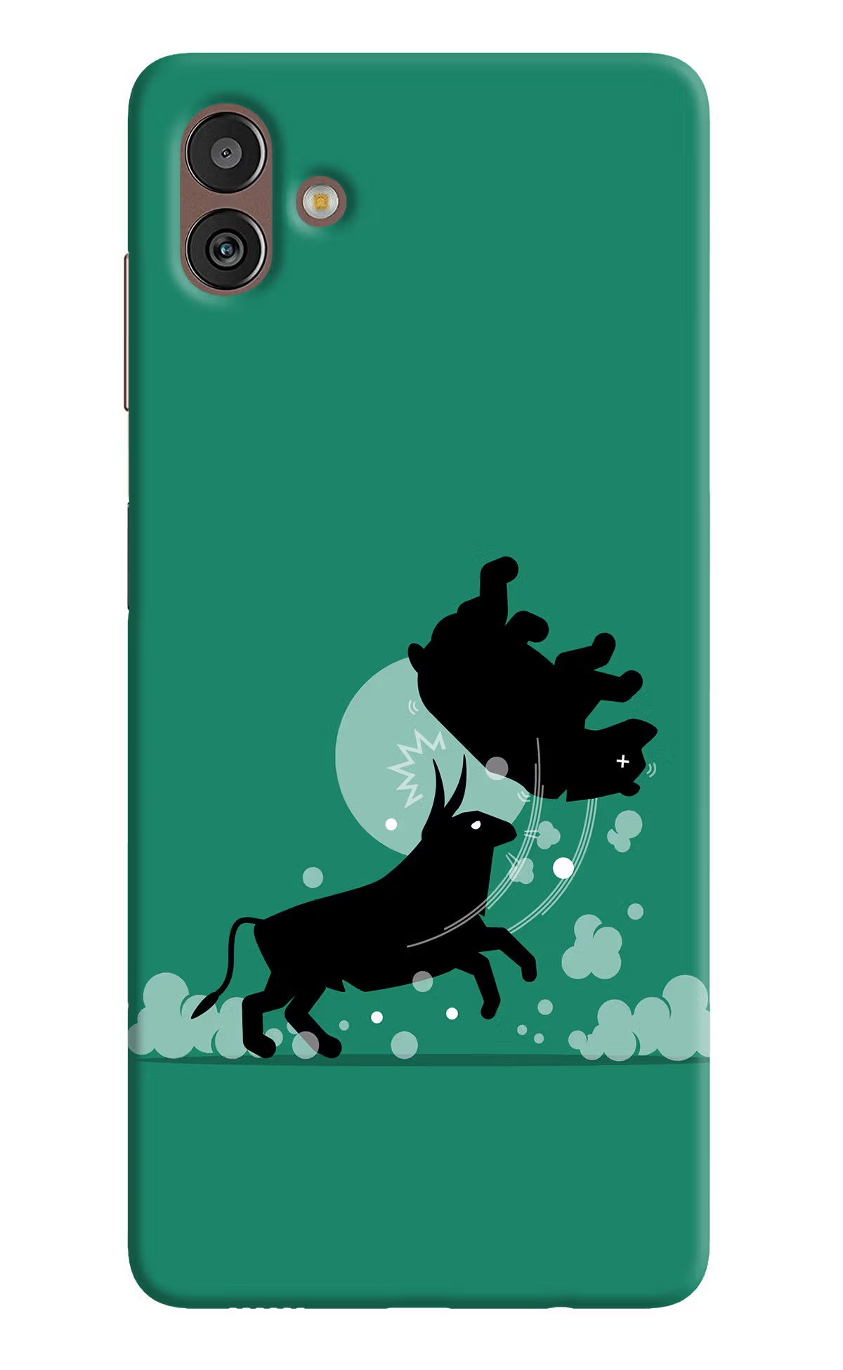 Bull Conqueror Samsung M13 5G Hard Case Back Cover by Casekaro