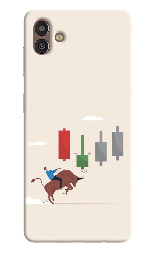 Bull Trading Momentum Samsung M13 5G Hard Case Back Cover by Casekaro