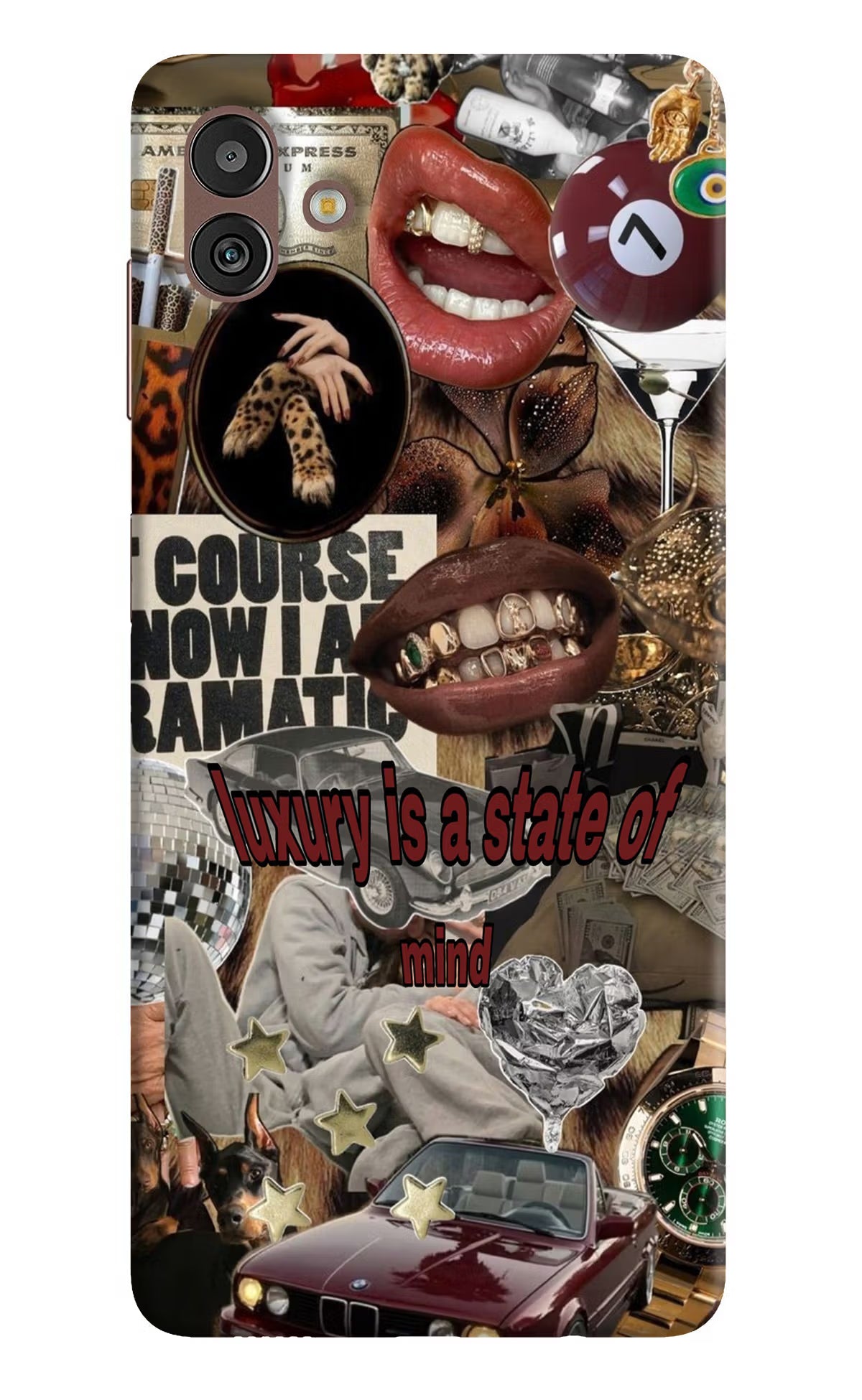 Luxury Samsung M13 5G Hard Case Back Cover by Casekaro