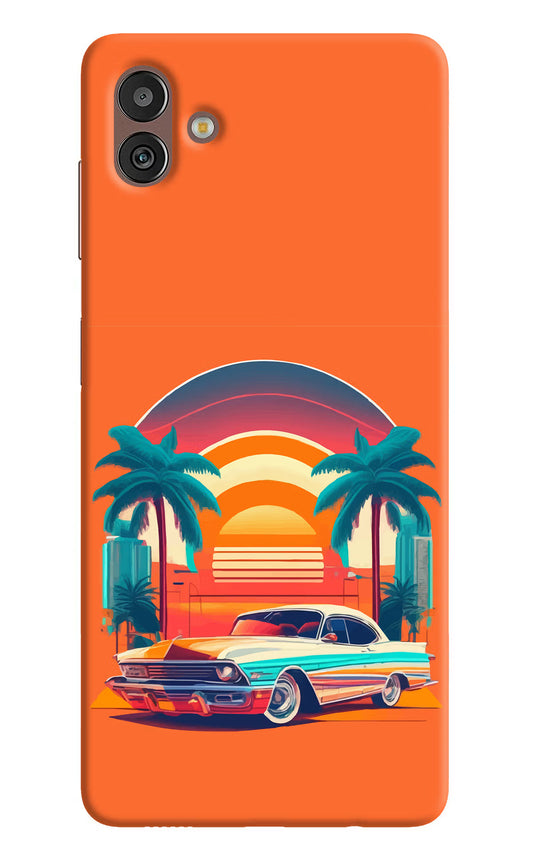 Palm Drive 80s Samsung M13 5G Hard Case Back Cover by Casekaro