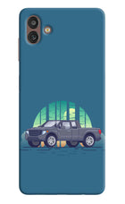 Retro Garage Vibe Samsung M13 5G Hard Case Back Cover by Casekaro
