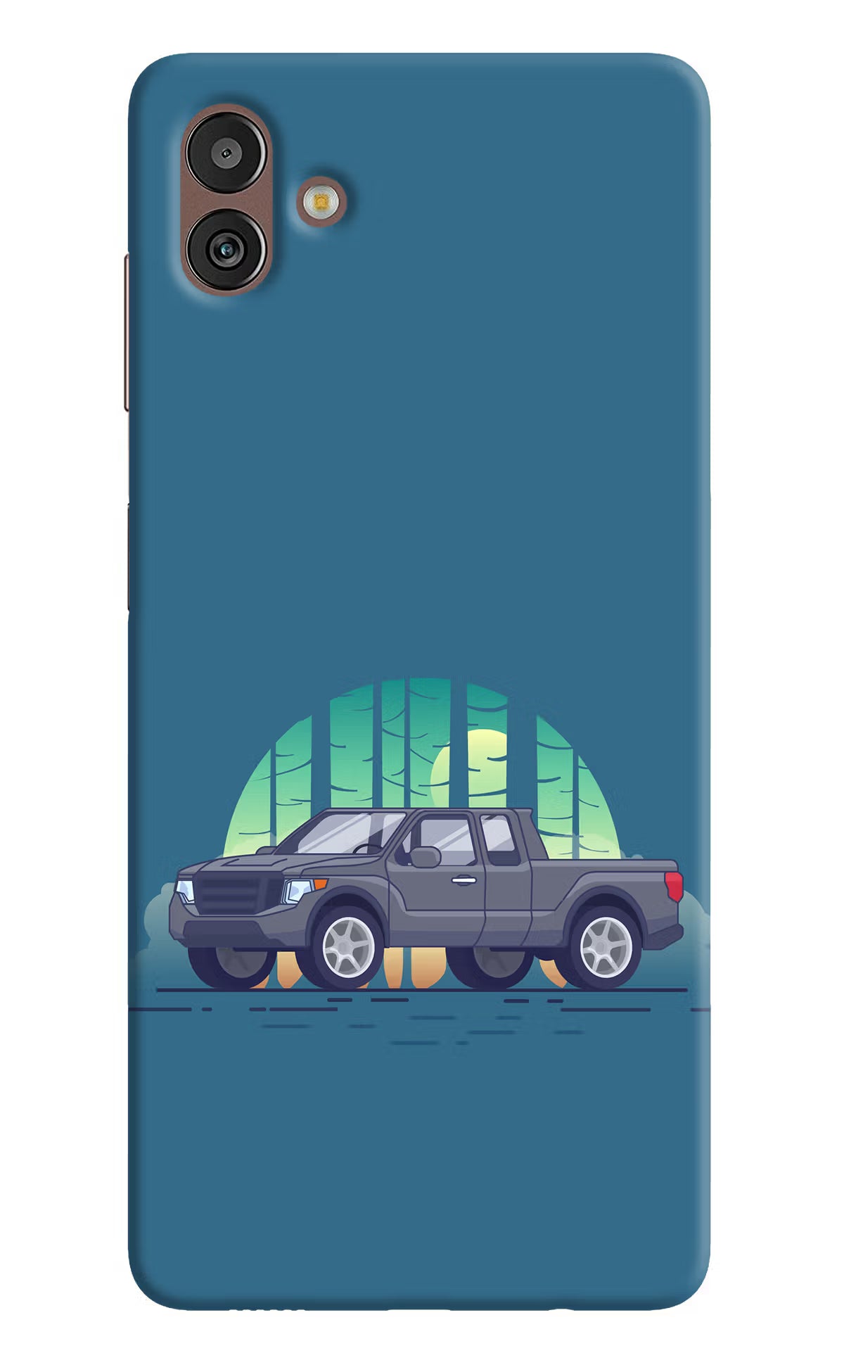 Retro Garage Vibe Samsung M13 5G Hard Case Back Cover by Casekaro