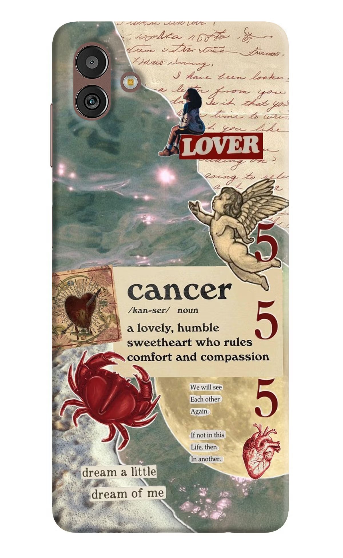 Cancer Zodiac Samsung M13 5G Hard Case Back Cover by Casekaro